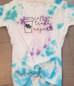 Tie dye shirt hand made new